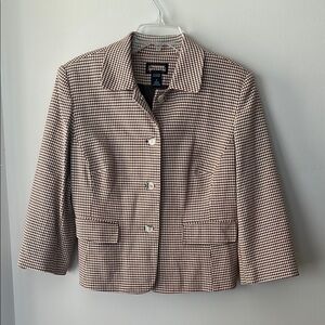 Classic Houndstooth Jacket